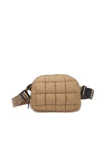 1pc Girls' Plaid Stitching Thread Shoulder Bag, Zip Closure Crossbody Sport Backpack, Suitable For Daily Use - A - View 6