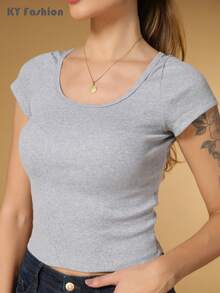 Women T-Shirts - Xám - Xem 5