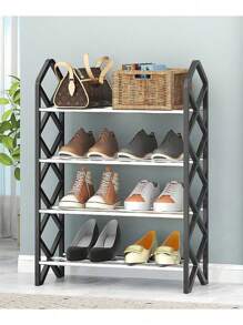 Organizador Zapatos Estante Zapatero 4 Niveles Armado Facil - Blanco - Ver 7