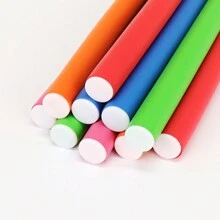 10 pièces Outil de frisage flexible et facile à utiliser, fer à friser en mousse douce, couleur aléatoire. Rouleaux à cheveux, boucles sans chaleur, friseur, produits et accessoires capillaires pour salon de coiffure, essentiels de voyage, rentrée scolaire, vacances, accessoires capillaires pour femmes