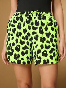 Women Shorts - Màu xanh chanh - Xem 5