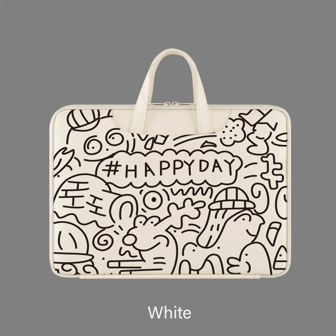 Laptop simplu și elegant, de mare capacitate, desenat manual, pentru întoarcerea la școală