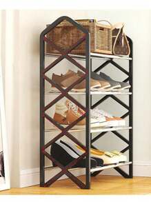 Organizador Zapatos Estante Zapatero 4 Niveles Armado Facil - Negro - Ver 8