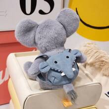 1 件舒缓动物系列毛绒玩偶：恐龙、小猎犬、大象或捕蝇草玩偶装饰礼物 - 彩色 - 查看 8