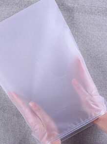 20*25厘米衬衫收纳袋套装，密封涤纶和塑料袋，防水，超轻，可折叠，便携，带透气孔和哑光拉链 - 非常适合存放衣物、牛仔裤、长裤、T恤和旅行必备品 - 彩色 - 查看 8