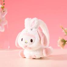 Miniso Sanrio角色肉桂狗軟毛絨熱身耳罩，冬季戶外保暖耳罩，禮物 - 白色 - 查看 5