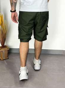 Men Shorts - xanh quân đội - Xem 4