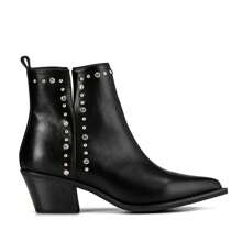 WEIDE Botines de Mujer  Botas Dama Zapatos Moda  Para Mujer Cómodo Único - Negro - Ver 2