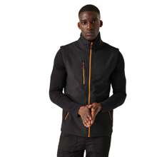 Regatta Mens Navigate Softshell 2 Layer Body Warmer (N/A) - Space Black - View 3