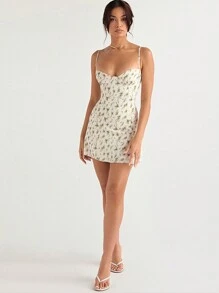 Vestidos de Verano para Mujer Casual, Vestido Corto para Dama con tirantes delgados de Verano 2024 Sexy - Verde Lima - Ver 5