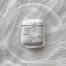 Ốp lưng bảo vệ nơ trắng đơn giản cho iPhone 2/3/Pro/Pro2/Pro3, ốp lưng trong suốt cho iPhone 4 - Trong sáng - Xem 1