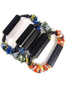 1pc Archery Training Resistance Band, Recurve Bow Practice Equipment For Athletic Competition, Back Muscles Exercise - Emerald Camouflage 25 Lbs - View 3