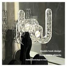 波浪紋兔耳頭帶束髮器，頭箍和髮圈掛鉤，Alex髮夾和頭帶組織架 - 彩色 - 查看 1