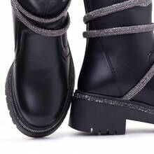 Women Mid-Calf Boots - 黑色 - 查看 6
