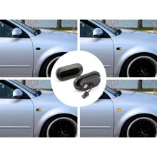 2 pzs Led Secuencial  Cuarto Direccional Lateral VW Jetta Golf Polo Bora Lupo Passat Vento SEAT Ibiza Toledo Cordoba Leon Fiesta Focus Fusion Vmingo Mexico - Amarillo - Ver 2