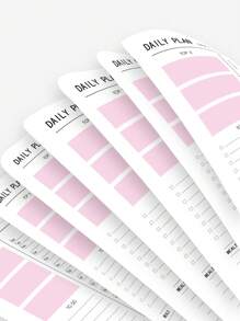 1 Pack Daily Weekly Planner Notebook 7-Day Workplan Schedule Specify Personal Productivity Spiral To-Do Notebook Hourly Schedule, Budget Planner, Meal Planner Book - Multicolor - View 4