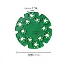 1pc Garden Plant Retainer Disc Flower Support Climbing Pergola Prop - Dark Green - View 2