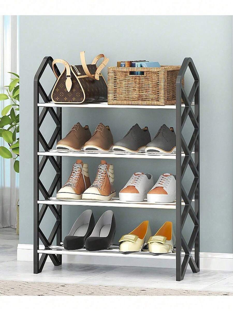 Organizador Zapatos Estante Zapatero 4 Niveles Armado Facil