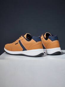 Men's Athletic Shoes Plus Size Casual Sports Shoes For Men - Brown - View 6