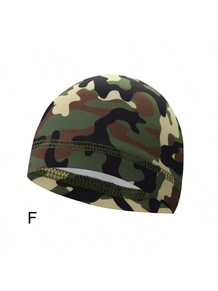 Camouflage Sweat-Wicking Quick-Drying Helmet Liner, Warm Cap For