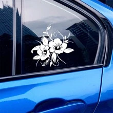 1 Máy Tính Đẹp Hoa Nở Rộ Phụ Kiện Ô Tô Trang Trí Vinyl Decal - Nhiều màu - Xem 6