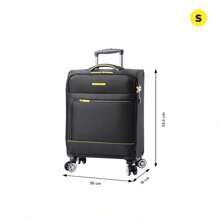 TOTTO Maleta ultraligera cabina negro - Liviana - ✅ Entrega 24/72h a España (península) - Negro - Ver 3