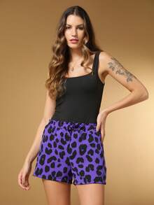 Women Shorts - Màu tím - Xem 1