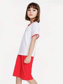 Annil Children's Homewear Sets For Both Boys And Girls Are Children's Air - Conditioned Shirts And Stylish Baby Pajamas For Summer.