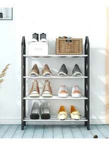 Organizador Zapatos Estante Zapatero 4 Niveles Armado Facil - Blanco - Ver 5