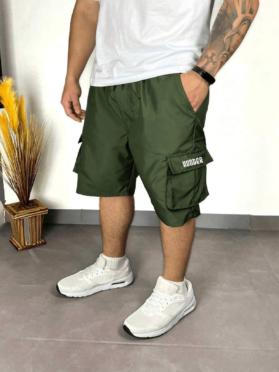 Men Shorts - xanh quân đội - Xem 1