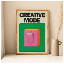 1PC Không Khung Chế Độ Sáng Tạo Treo Tường In Áp Phích Nhiều Màu Sắc Retro Hồng Chuyển Đổi Nghệ Thuật Treo Tường Tranh Canvas Trang Trí Phòng Hình Ảnh Cho Phòng Khách, Không Khung - Nhiều màu - Xem 12