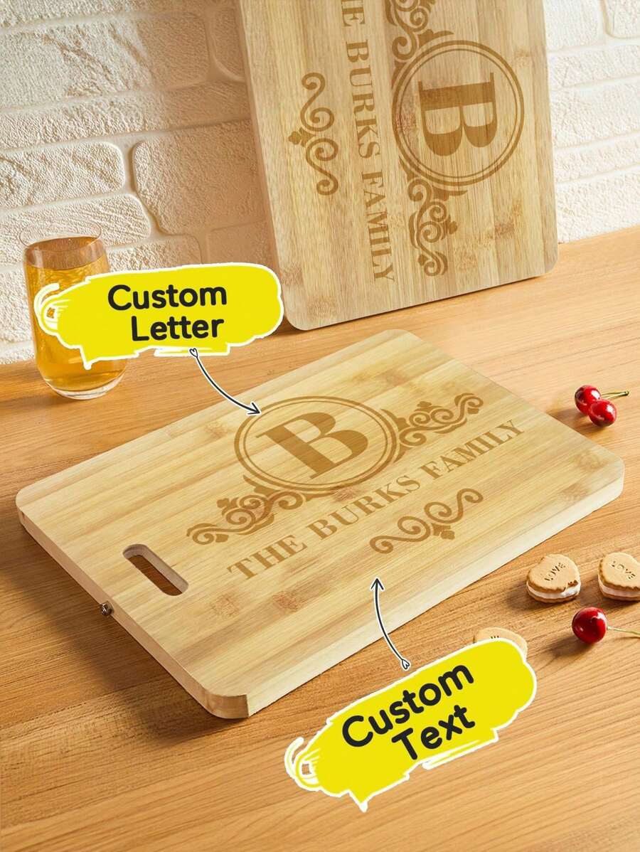 1 tấm thớt gỗ khắc tên và chữ tùy chỉnh, thớt tùy chỉnh có tên, thớt cắt tên họ tùy chỉnh, thớt gỗ khắc tên và chữ cá nhân hóa, thớt cắt cá nhân hóa, thớt cắt có thể đảo ngược, thớt thịt nguội, quà tặng tân gia cho cặp đôi, đồng nghiệp, quà tặng cho anh ấy/cô ấy quà tặng Giáng sinh, đa chức năng, bền, nhanh khô, chống nấm mốc, có thể tái sử dụng, trang trí, dễ thương, phong cách, tinh tế, đáng yêu, gọn gàng, chất lượng cao, hiện đại, tùy chỉnh, cá nhân hóa, độc đáo, quà tặng lý tưởng cho anh ấy, quà tặng lý tưởng cho cô ấy - Kiểu 1 - Xem 1