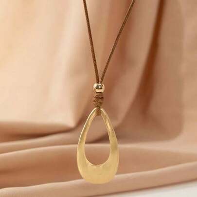 Hegaze 1 mặt dây chuyền nữ hình giọt nước cổ điển