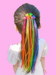 6pcs Girls Wig Decor Hair Claw For Hair Decoration
