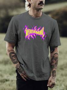 Camiseta Masculina Never Mind Deixa pra Lá 100% Algodão Fio 30.1