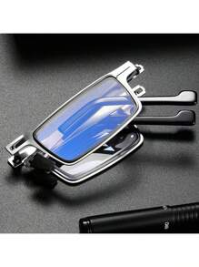 Armazón graduado Plegable con estuche anti blue light - Plateado - Ver 1