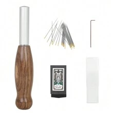 Herramienta de reparación y afinación de piano - Juego de martinete afinador y tira de fieltro de silenciamiento elegante - Multicolor - Ver 9