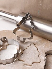 12pcs Fun-Shaped Christmas Theme Cookie Cutter Set, Household 430 Stainless Steel Candy Molds, Complete Set Of Kitchen Bakeware Accessories Christmas Decor Christmas Party Favors Christmas Party Supplies Christmas Party Merry Christmas Christmas Eve Christmas Christmas Decorations Christmas Pajamas Christmas Gifts Christmas Decor - Silver - View 10