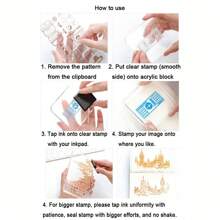 Sello de fecha y horario, sello transparente de línea temporal de 12 horas, sellos para planificadores con cronodex y horarios de 24 horas, sello de calendario, lista de verificación - Multicolor - Ver 3