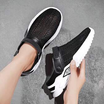 Bestselling Men's Outdoor Beach Sandals, Summer Anti-Slip Mesh Slip-On Slippers