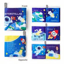 The First Soft Cloth Book For Babies, With Rustling Sound When Rubbed, Includes Animal, Dinosaur, Food, Transportation, Space And Ocean Series, Christmas And - Multicolor - View 12