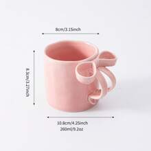 Ceramic Bowknot Mug Creative Gift Cup For Milk Tea, Coffee And Breakfast, Highly Attractive Cup For Home And Office Use - Multicolor - View 2