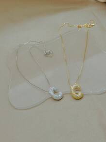 Women Pendant Necklaces - Bạc - Xem 5