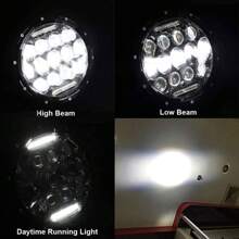 7 Inch Headlight Fit For Street Glide H4 Round Sealed Beam DOT SAE Approved Motorcycle Led Headlight