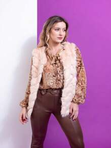 Women Coats - Màu be - Xem 1