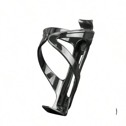 1 chiếc giá đỡ bình nước cho xe đạp leo núi, nhựa đen dày