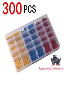 Connector Terminal Set, SVRV Cold-Pressed Wire Connector Terminal VE TE EN Tube-Shaped Terminal Kit - Multicolor - View 4