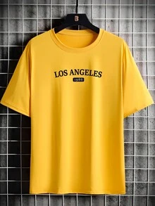 Men T-Shirts - Yellow - View 1