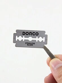 Razor Blades In A Box Of 100 Pieces, Stainless Steel Blades, Manual Shaving Blades, Old-Fashioned Shaving Blades, Double-Sided Men's Shaving Blades Suitable For Home Salons Or Hotel Travel