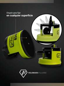 Knife Sharpener Kitchen Knives 2 Stages Professional Chef Suction Cup For Fixation - Green - View 7